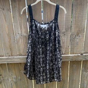 Jessica Simpson Stylish Black and gray maternity Top